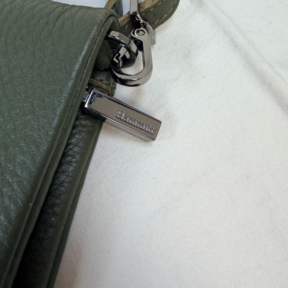 Hammitt VIP Olive Green Leather Crossbody Shoulder Bag Gunmetal Hardware - Picture 5 of 16